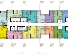 Vinhomes Golden River建案 Aqua 1塔樓的佈局